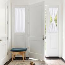 Cortinas de janela PONY DANCE para porta francesa 65x100cm brancas