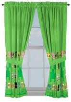 Cortinas de janela Sunny Side Up Minecraft 4 peças verdes para crianças