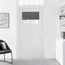 Cortinas de janela WDFour Room Darkening Blackout 65x50cm Cinza escuro