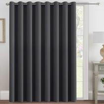 Cortinas de pátio Blackout H.VERSAILTEX 254x244cm Cinza Carvão