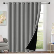 Cortinas de pátio H.VERSAILTEX 100% Blackout W254 x L244cm Dove Grey Cortinas de pátio H.VERSAILTEX 100% Blackout W254 x L244cm Dove Grey