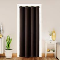 Cortinas de porta Blackout ChrisDowa Brown 86x203cm 1 painel Cortinas de porta Blackout ChrisDowa Brown 86x203cm 1 painel