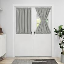 Cortinas de porta Blackout Easy-Going, cinza claro, 64x100cm, 1 painel Cortinas de porta Blackout Easy-Going, cinza claro, 64x100cm, 1 painel