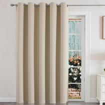 Cortinas de porta deslizante Blackout Patio Joydeco 70x213cm bege Cortinas de porta deslizante Blackout Patio Joydeco 70x213cm bege