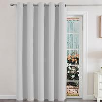 Cortinas de porta deslizante Blackout Patio Joydeco 70x213cm cinza
