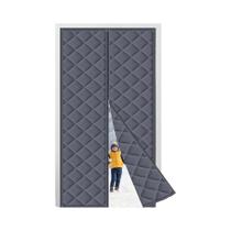 Cortinas De Porta Em Tecido Oxford Resistentes Ao Frio E Ao Vento Para O Inverno