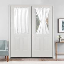 Cortinas de porta francesas Hiasan Privacy White 60cm x 100cm Cortinas de porta francesas Hiasan Privacy White 60cm x 100cm