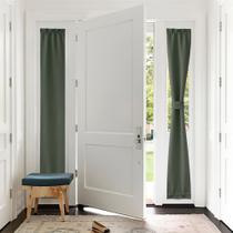 Cortinas de porta francesas PONY DANCE com isolamento térmico 30x180cm