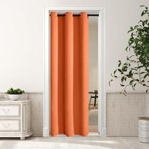 Cortinas de porta MYSKY HOME Burnt Orange Blackout 86x203cm Cortinas de porta MYSKY HOME Burnt Orange Blackout 86x203cm
