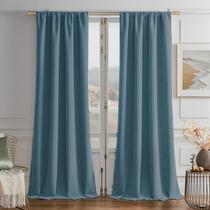 Cortinas de Terciopelo Azul Grisáceo Joydeco 72 Pulgadas 2 Paneles, Cortinas Térmicas de Lujo y Suaves para Dormitorio y Sala, Cortinas Opacas de Terciopelo con Bolsillo para Barra (132 cm An x 183 cm Al) Cortinas de Terciopelo Azul Grisáceo Joydeco 72 Pulgadas 2 Paneles, Cortinas Térmicas de Lujo y Suaves para Dormitorio y Sala, Cortinas Opacas de Terciopelo con Bolsillo para Barra (132 cm An x 183 cm Al)