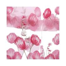 Cortinas De Tule Roxas 200x100 CM Modernas Para Sala De Estar, Quarto Infantil E Cozinha