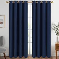 Cortinas Diraysid Navy Blue Grommet Blackout 132x213cm 2 painéis