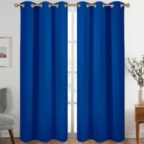 Cortinas Diraysid Royal Blue Grommet Blackout 107x213cm 2P