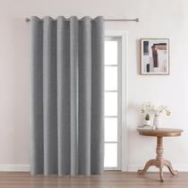 Cortinas divisórias de quarto Blackout Joydeco Light Grey 70x240cm
