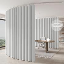 Cortinas Divisórias Jilron Brancas 498x213cm com Trilho para Teto