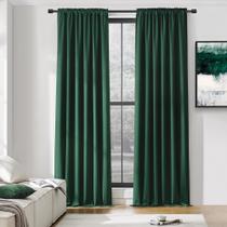 Cortinas DONREN Hunter Green Backdrop 1,5 m x 2,7 m para pátio
