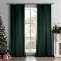 Cortinas Drapenova Velvet Pinch Pleat 203x102 cm verdes Cortinas Drapenova Velvet Pinch Pleat 203x102 cm verdes