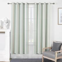 Cortinas DriftAway 160 cm Linen Blend Light Filtering Green Cortinas DriftAway 160 cm Linen Blend Light Filtering Green