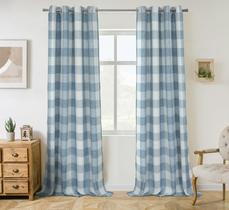 Cortinas DriftAway Buffalo Plaid 132x244 cm com revestimento térmico Cortinas DriftAway Buffalo Plaid 132x244 cm com revestimento térmico