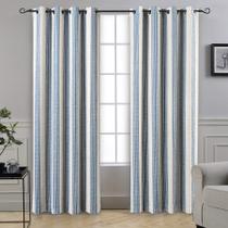 Cortinas DriftAway Chris Linen Blackout 214 cm com camada térmica