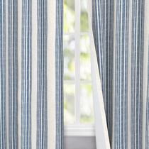 Cortinas DriftAway Chris Linen Blackout 244 cm de comprimento Jean Navy