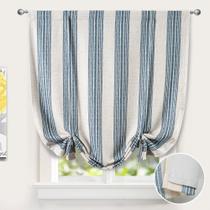 Cortinas DriftAway Chris Linen Blackout Tie Up 45x63cm Jean Navy Cortinas DriftAway Chris Linen Blackout Tie Up 45x63cm Jean Navy