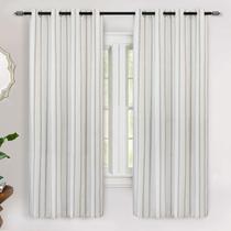 Cortinas DriftAway Farmhouse Linen Blend Blackout 160x160cm