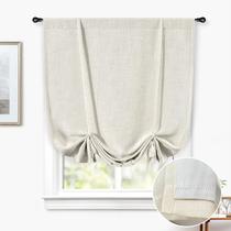Cortinas DriftAway Linen Blackout Tie Up 45x63cm Light Linen