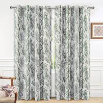Cortinas DriftAway Tree Branch Pattern, camada dupla, 229 cm de comprimento Cortinas DriftAway Tree Branch Pattern, camada dupla, 229 cm de comprimento