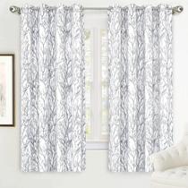 Cortinas DriftAway Tree Branch Pattern de dupla camada 183 cm
