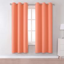 Cortinas DUALIFE Light Peach Coral Thermal 42x160cm 2 painéis Cortinas DUALIFE Light Peach Coral Thermal 42x160cm 2 painéis
