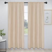 Cortinas Easy-Going 107 x 213 cm Beige Blackout Thermal 2 painéis