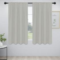 Cortinas Easy-Going 132x142cm com isolamento térmico branco acinzentado Cortinas Easy-Going 132x142cm com isolamento térmico branco acinzentado