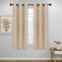 Cortinas Easy-Going, 2 peças, 86 x 160 cm, bege, térmico, blackout Cortinas Easy-Going, 2 peças, 86 x 160 cm, bege, térmico, blackout