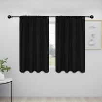 Cortinas Easy-Going Blackout com isolamento térmico 86x114 cm pretas Cortinas Easy-Going Blackout com isolamento térmico 86x114 cm pretas
