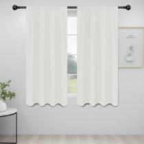 Cortinas Easy-Going Blackout com isolamento térmico 86x160 cm em marfim