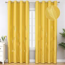 Cortinas Estelar Textiler 132x213 cm Amarelas Blackout Thermal Cortinas Estelar Textiler 132x213 cm Amarelas Blackout Thermal