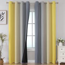 Cortinas Estelar Textiler 132x260cm com isolamento térmico 2PC