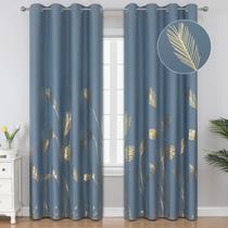 Cortinas Estelar Textiler 2 painéis 132x259 cm Blue Blackout Cortinas Estelar Textiler 2 painéis 132x259 cm Blue Blackout