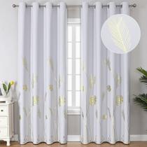 Cortinas Estelar Textiler Branco Cinzento 214 cm Room Darkening Cortinas Estelar Textiler Branco Cinzento 214 cm Room Darkening
