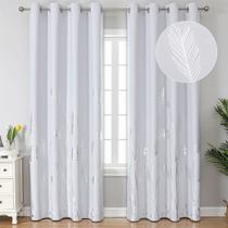 Cortinas Estelar Textiler Branco Cinzento 214 cm Room Darkening Cortinas Estelar Textiler Branco Cinzento 214 cm Room Darkening