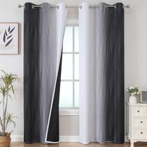 Cortinas Estelar Textiler Ombre Blackout 107x213 cm 2 Paneles