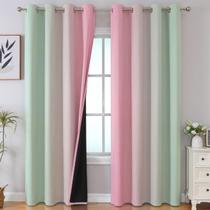 Cortinas Estelar Textiler Ombre Blackout 132x213 cm, 2 painéis