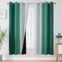 Cortinas Estelar Textiler Ombre Blackout Thermal 132x183cm 2 peças