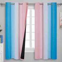 Cortinas Estelar Textiler Ombre Total Blackout Rosa/Azul 160x160 cm Cortinas Estelar Textiler Ombre Total Blackout Rosa/Azul 160x160 cm