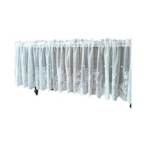 Cortinas europeias de renda branca Cortinas europeias de renda branca