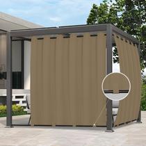 Cortinas externas fáceis de usar à prova d'água para pátio 110x108cm Cortinas externas fáceis de usar à prova d'água para pátio 110x108cm