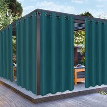 Cortinas externas PureFit Waterproof Teal 132x274cm 1 painel