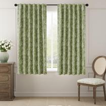 Cortinas florais jinchan Blackout para quarto, 63 polegadas de comprimento, brancas sobre flores estampadas em verde sálvia, cortinas pretas, aba traseira, tratamento de janelas, conjunto de cortinas de fazenda, conjunto de 2 painéis Cortinas florais jinchan Blackout para quarto, 63 polegadas de comprimento, brancas sobre flores estampadas em verde sálvia, cortinas pretas, aba traseira, tratamento de janelas, conjunto de cortinas de fazenda, conjunto de 2 painéis