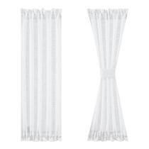 Cortinas FMFUNCTEX Side Light White com textura de linho 60x180cm